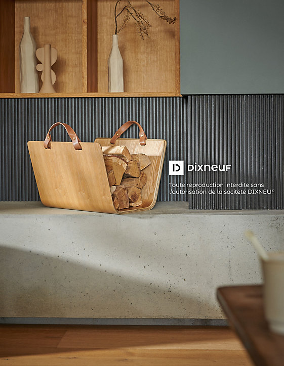 Rangement à bûches en bois Dixneuf Madera