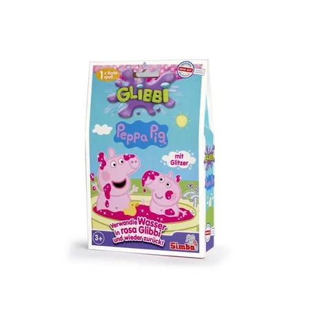 Simba Glibbi Peppa Pig Badespaß mit Glitzereffekt