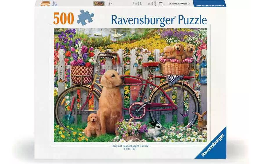 Puzzle Ausflug ins GrüneKlassisches Puzzle