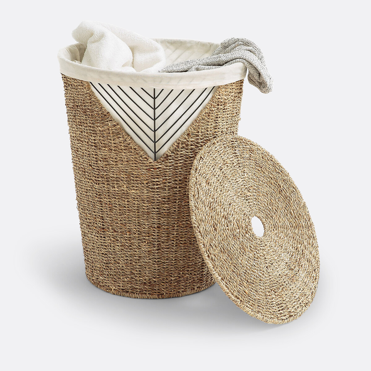 LA REDOUTE INTERIEURS<br>Cesto de linho, Tressie