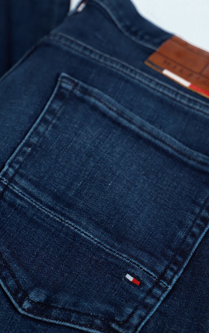 TOMMY HILFIGER blauwe tommy hilfiger slim fit jeans core slim bleecker bridger ind
