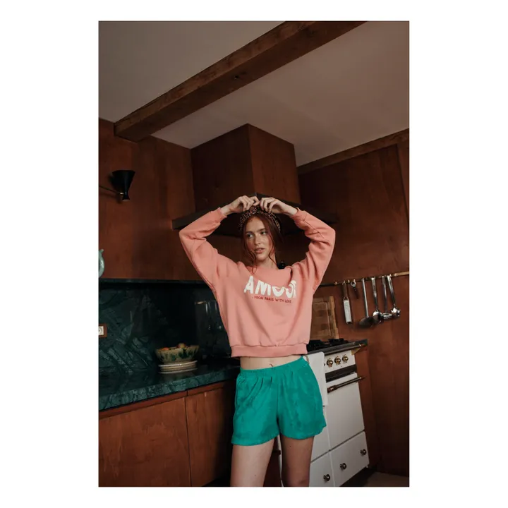 Emile et Ida Short Zeanne Eponge - Collection Femme | Vert