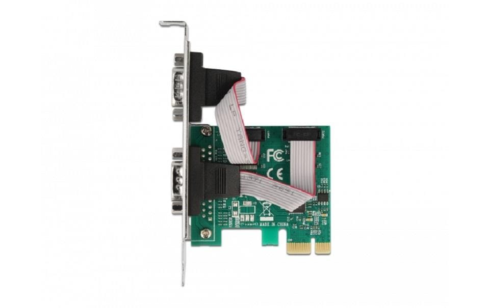 PCI-Express-Karte 90046 2x Seriell / RS232PCIe-Schnittstellenerweiterungskarte: 2x RS-232