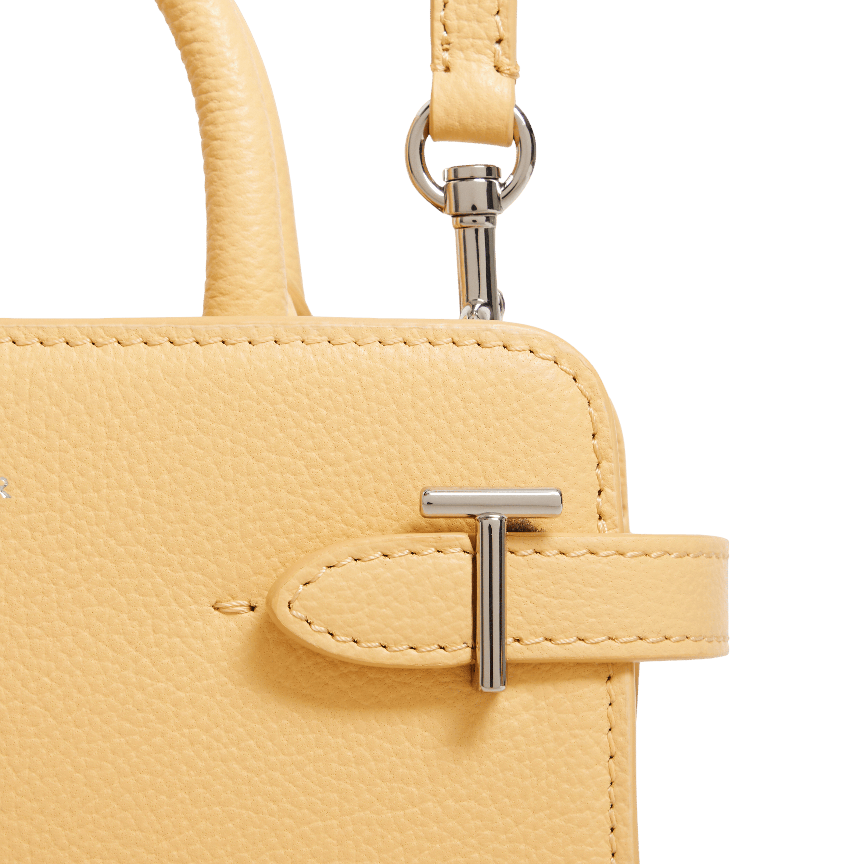 EMILIE - Sac bandoulière en cuir grainé| Jaune