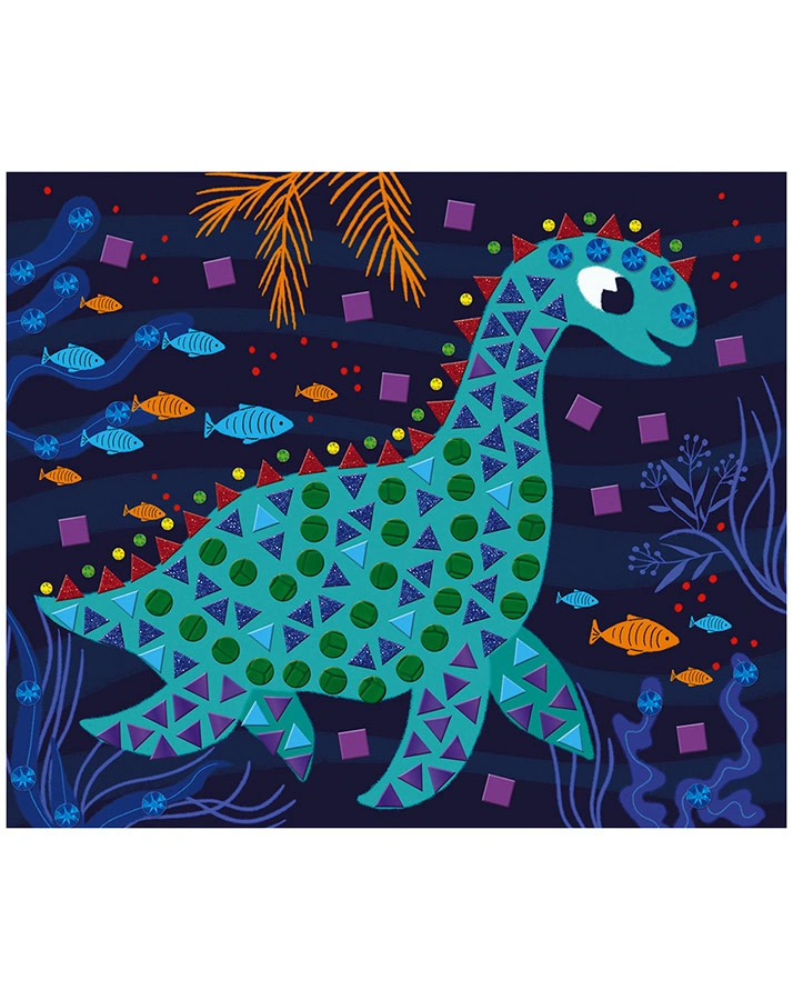 Mosaikkarten DINOSAURIER 8er-Set