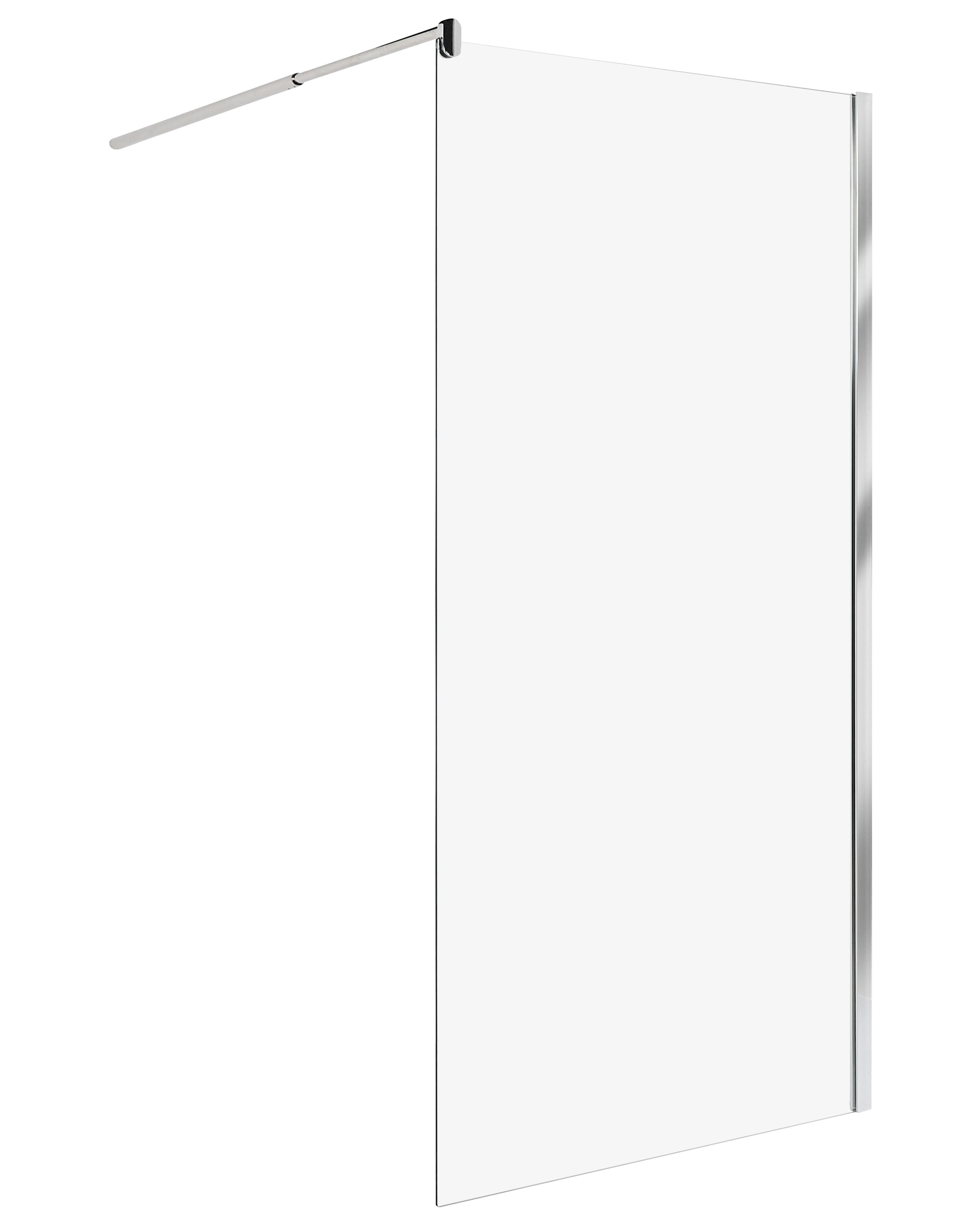 Douchescherm AHAUS 100 x 190 cm Zilver