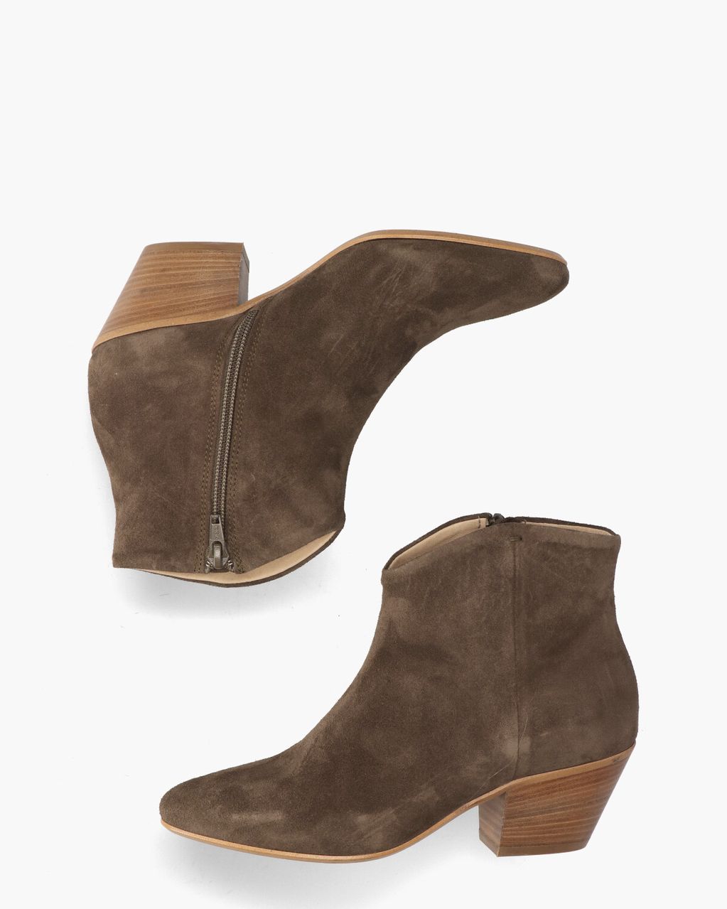 Via Vai Claire Lott Groen Dames Enkelboots