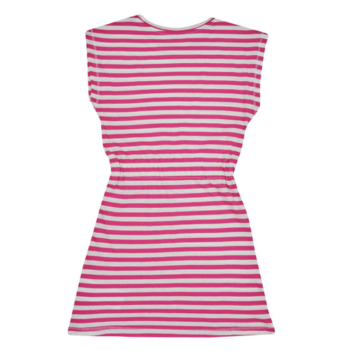 Only - KONMAY S/S DRESS JRS - Blanc / Fuchsia