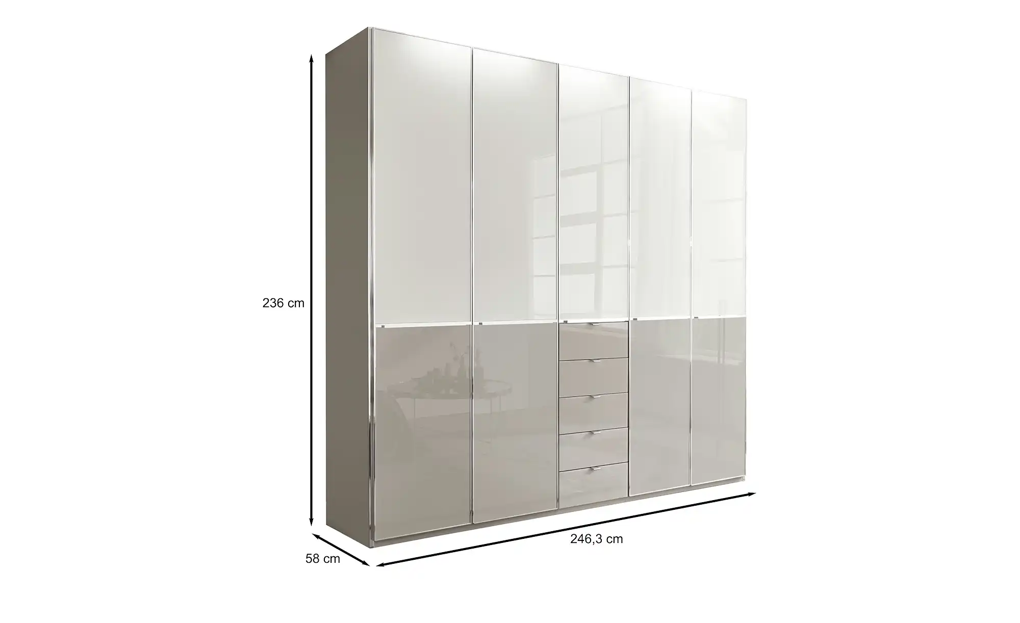 Kleiderschrank Velua 2