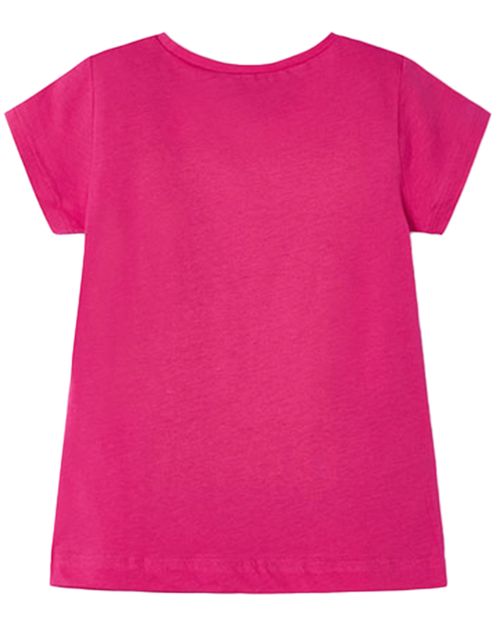 T-Shirt WOOF in fuchsia