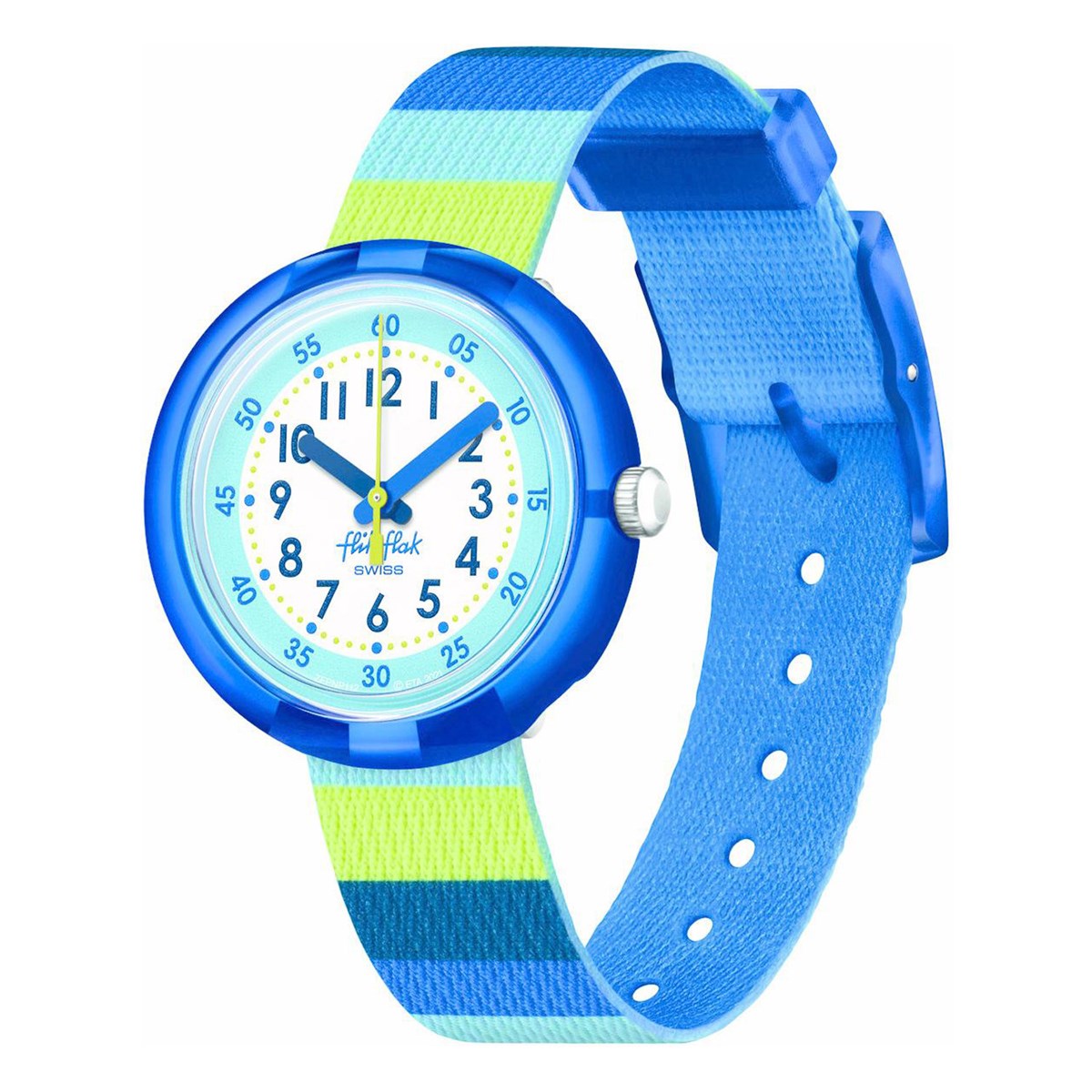 Montre Flik Flak Stripy Blue