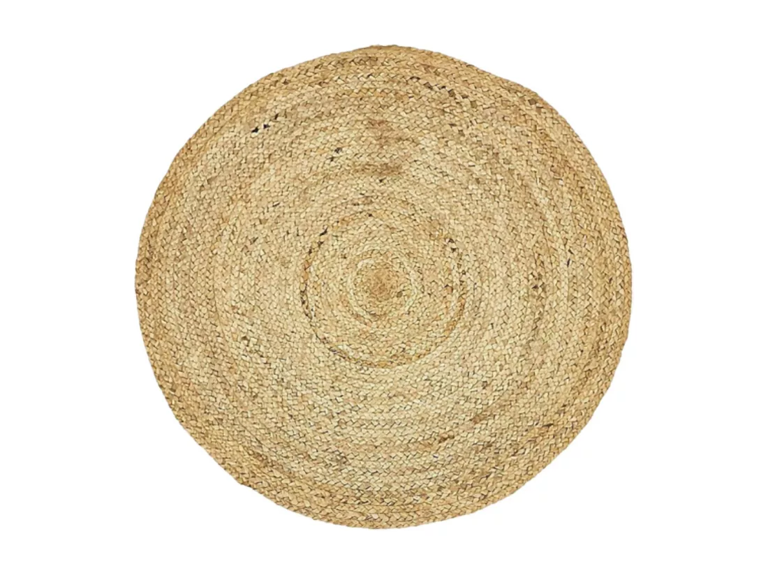 Tapis déco rond en jute 150x150cm
