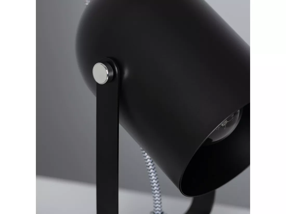 Lampe à Poser Métal Pomader Noir