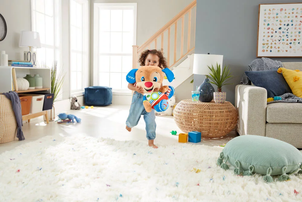 FISHER-PRICE - PELUCHE PUPPY EVEIL PROGRESSIF  40 CM