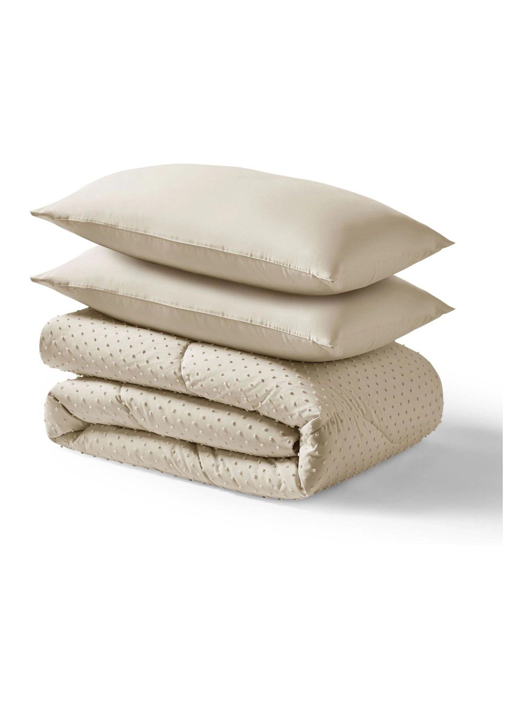Night Lark Natural Oat 10.5 Tog Coverless Duvet and Pillowcase Set