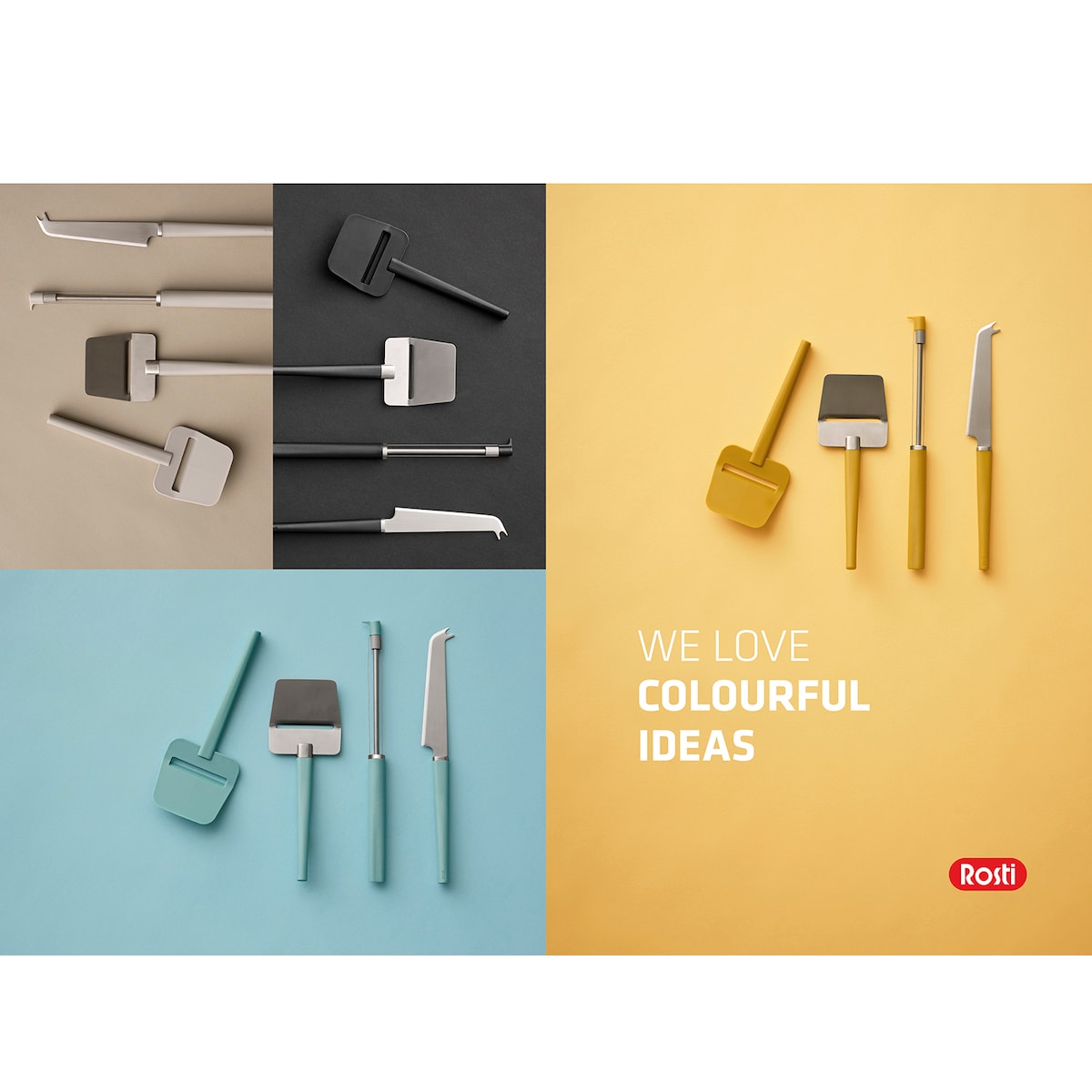 Rosti Emma Cheese set 3 parts Black