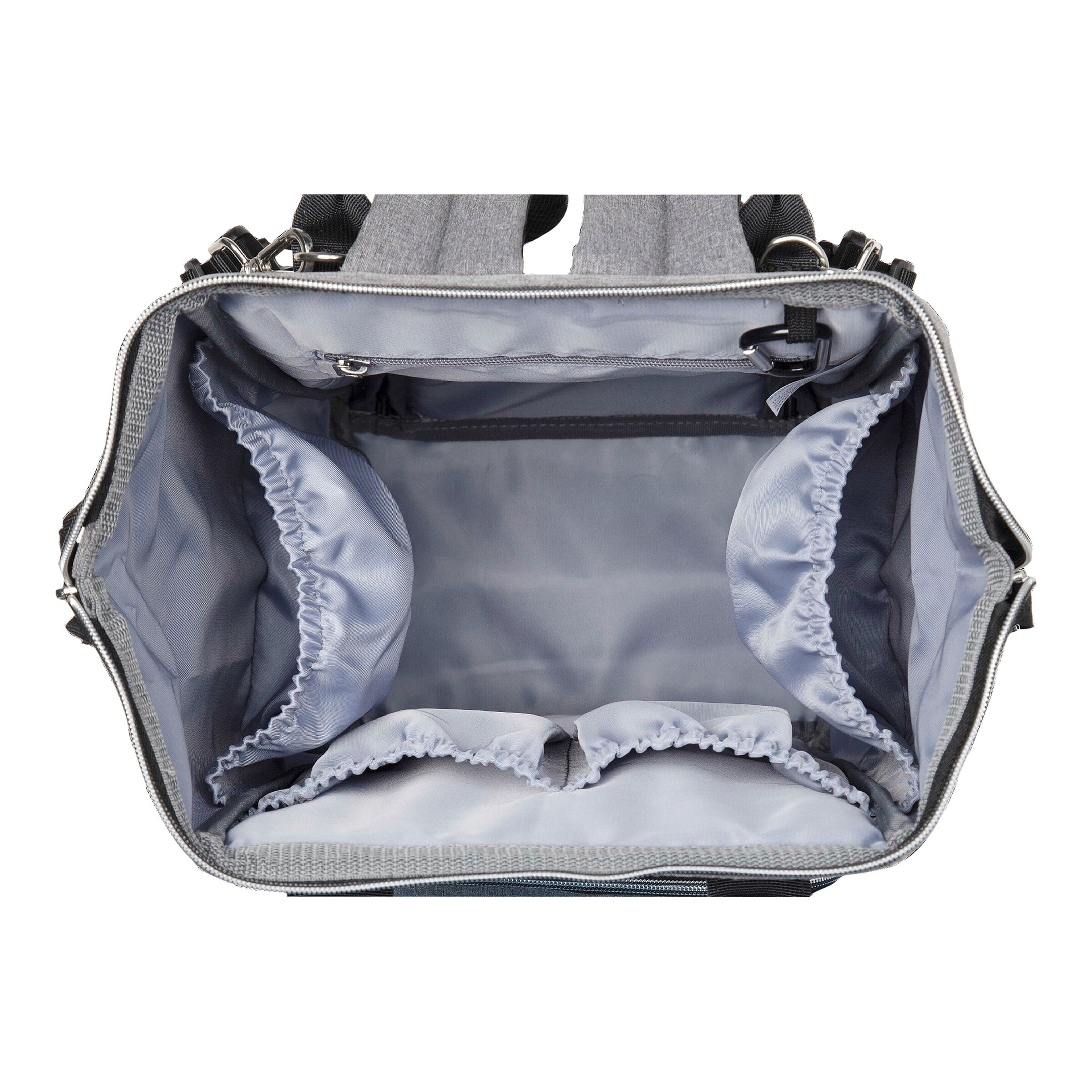 2hearts Wickelrucksack grau melange