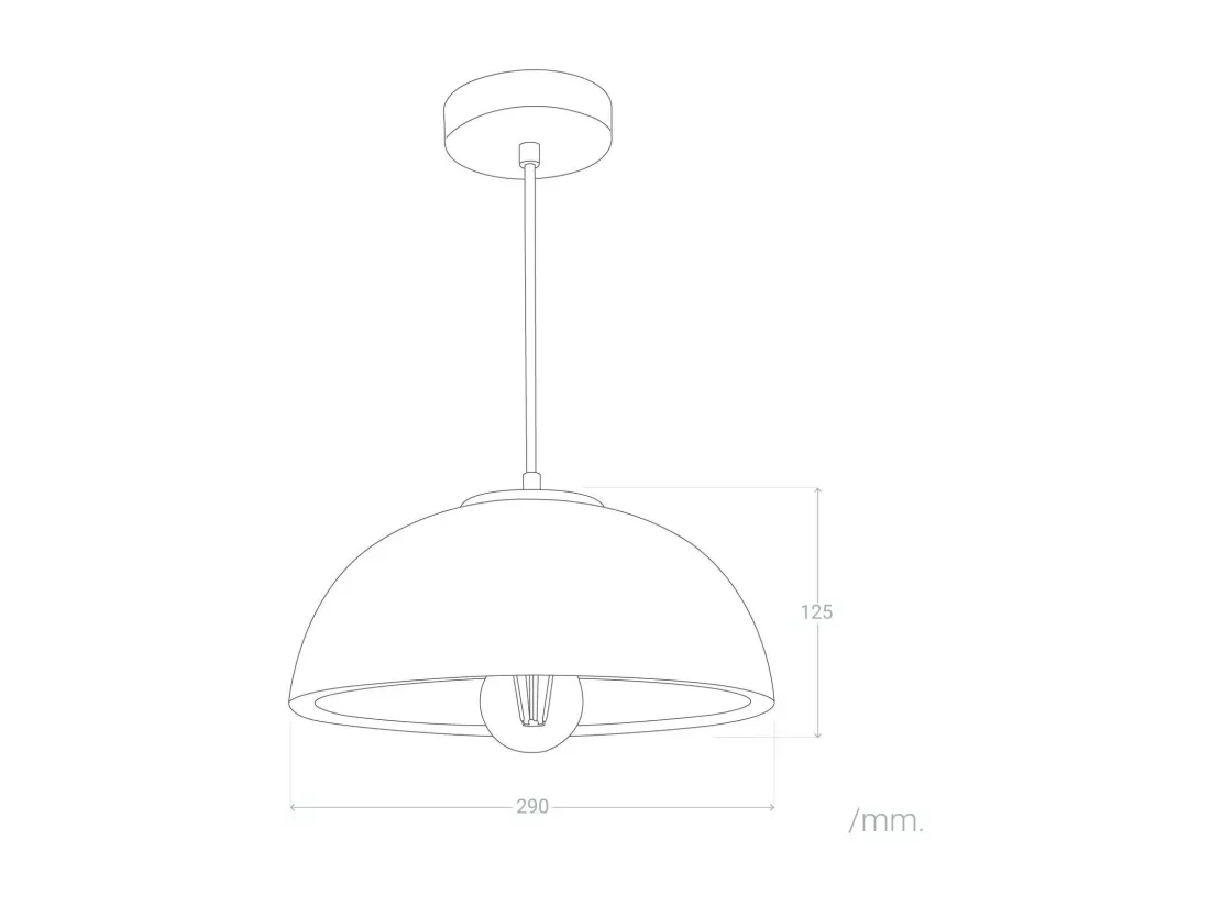 Suspension Céramique Crowe Blanc