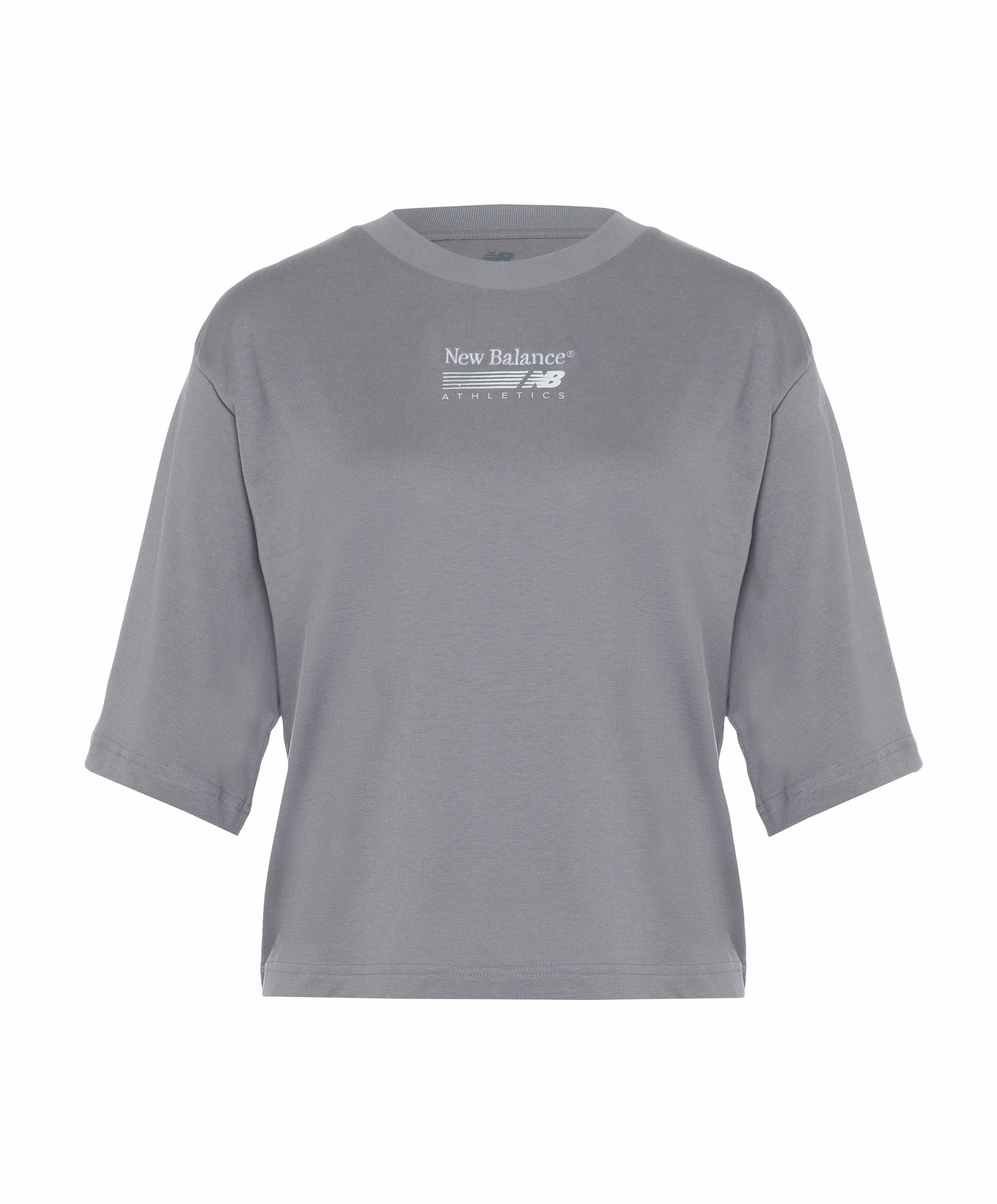 New Balance Dames T-shirt grijs
