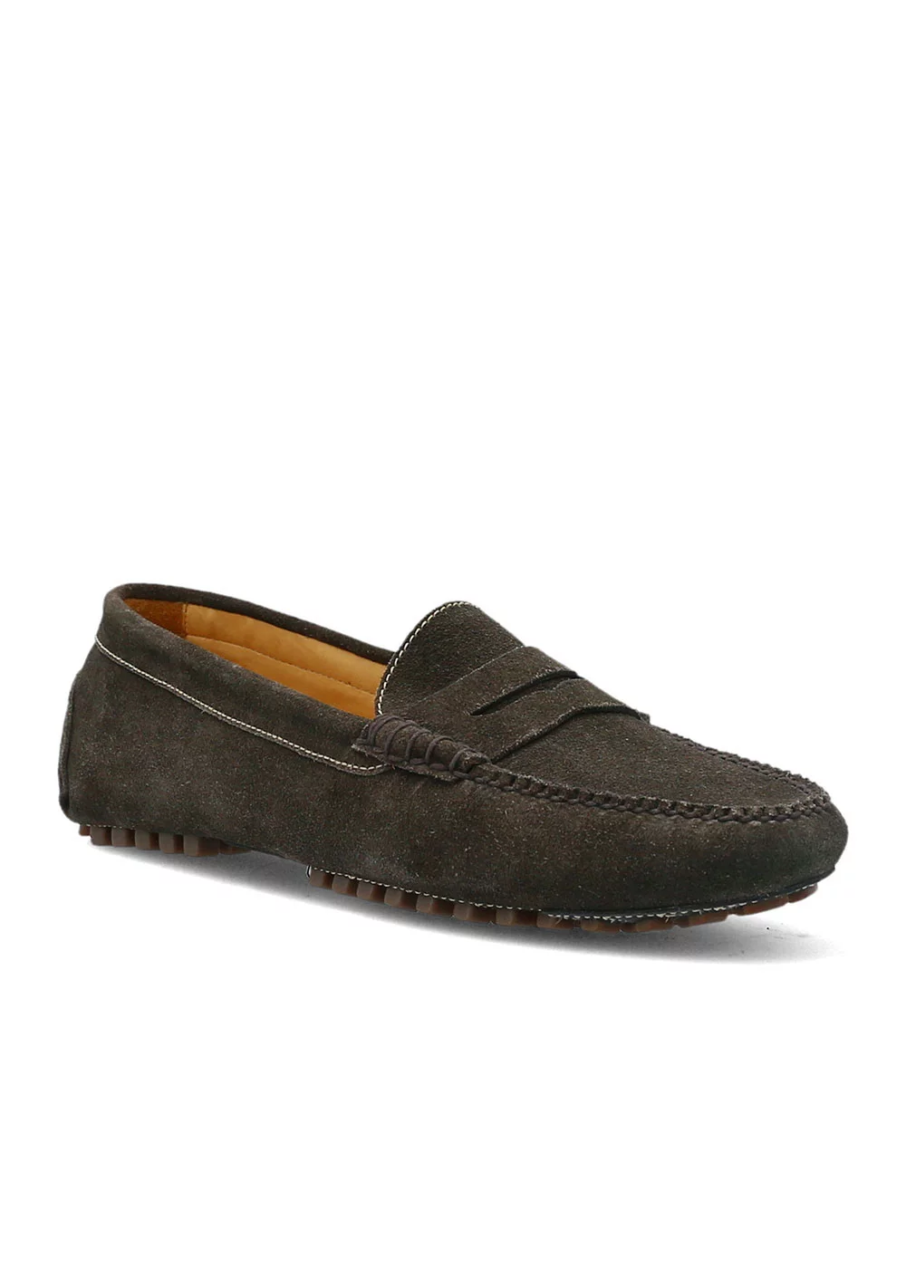 BUCK DRIVER VELOURS MARRON