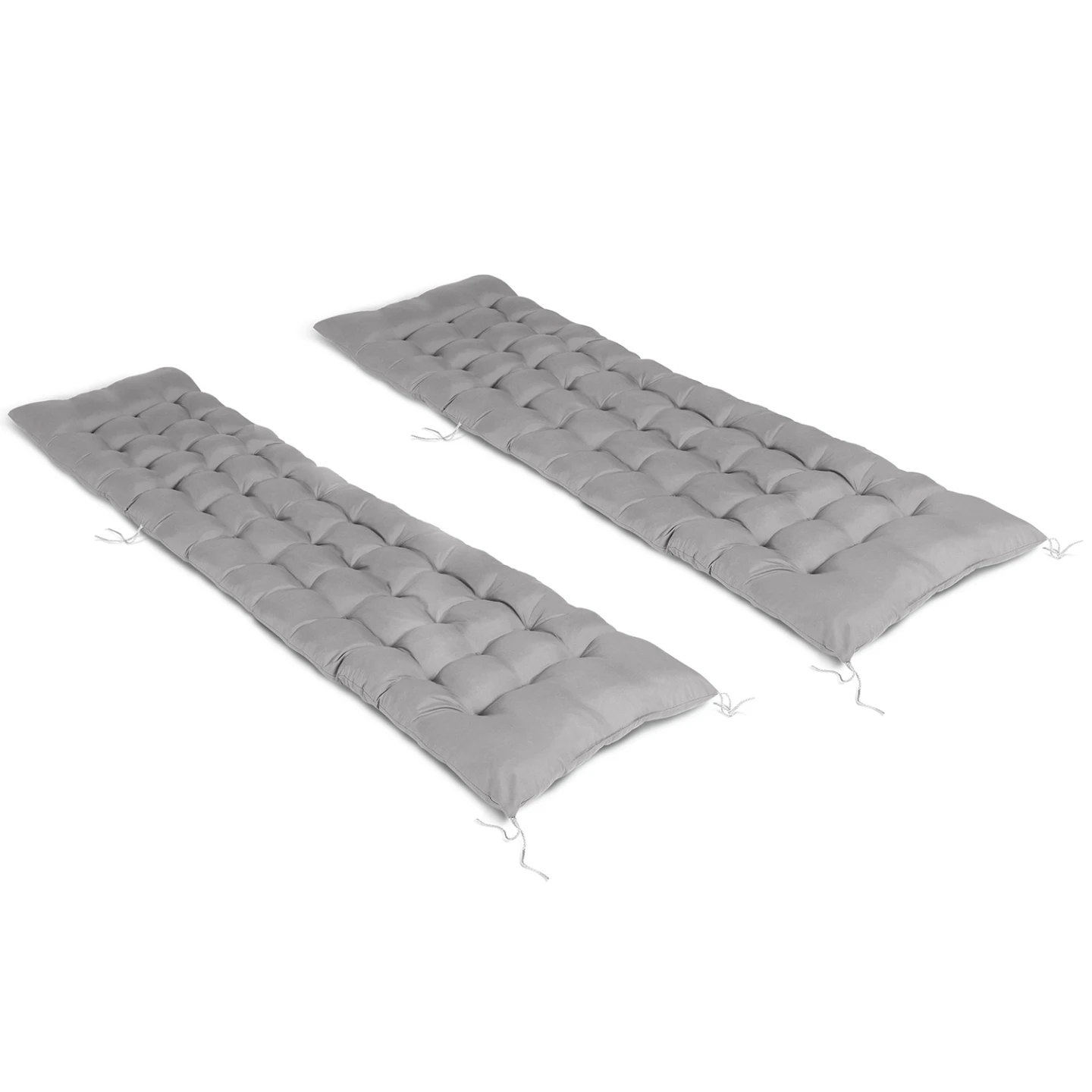 Lot de 2 coussins universels de transat ADAM 180 cm gris anthracite