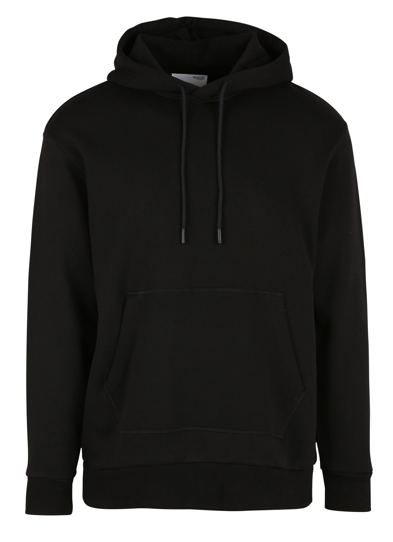 Sweat à capuche en coton| Noir