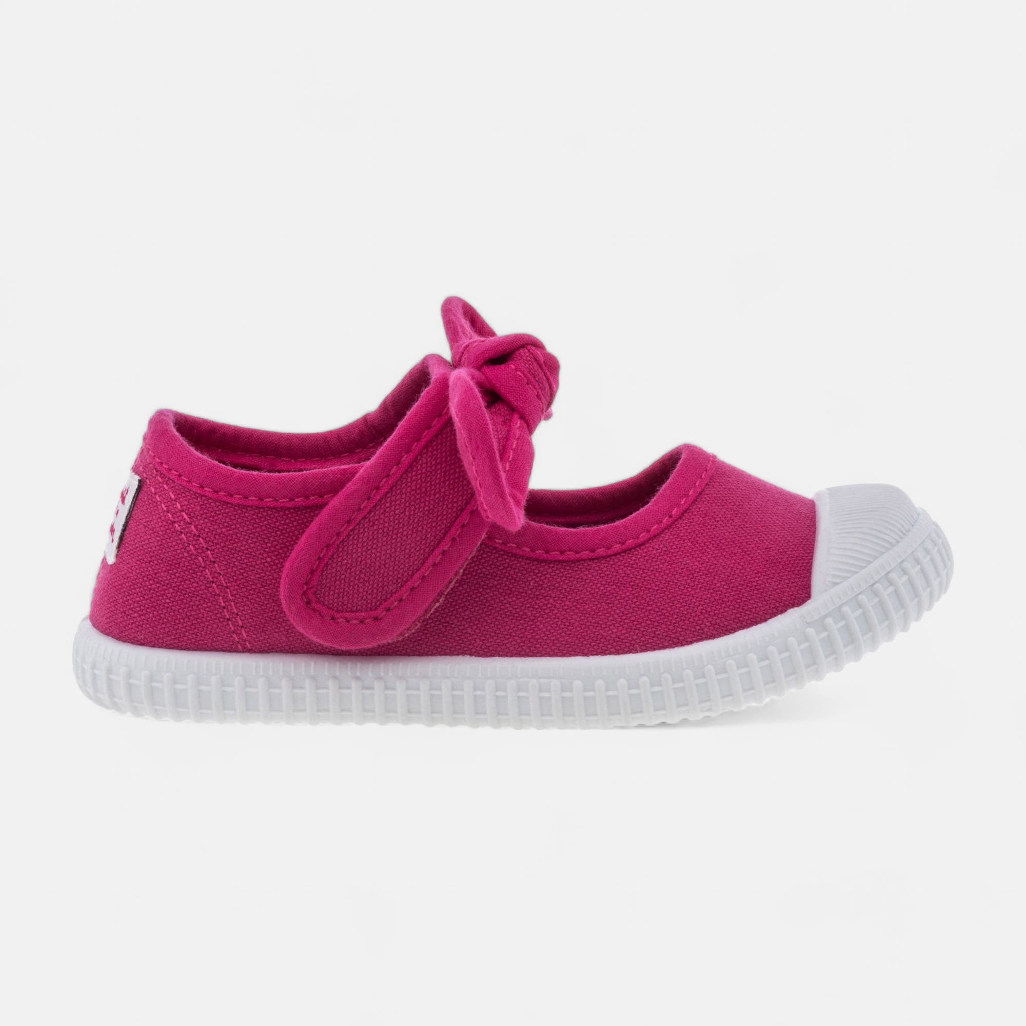 Baskets en toile Fille rose