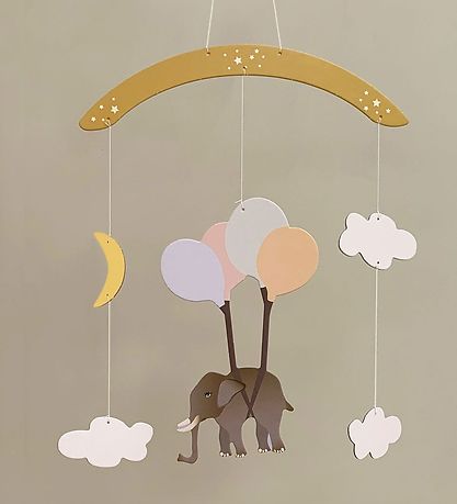 Vissevasse Baby-Mobile - Do It Yourself - Fliegender Elephant