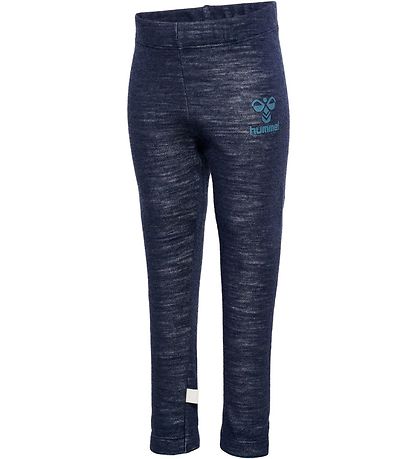 Hummel Leggings - Uld - hmlWolly - Blåck Iris
