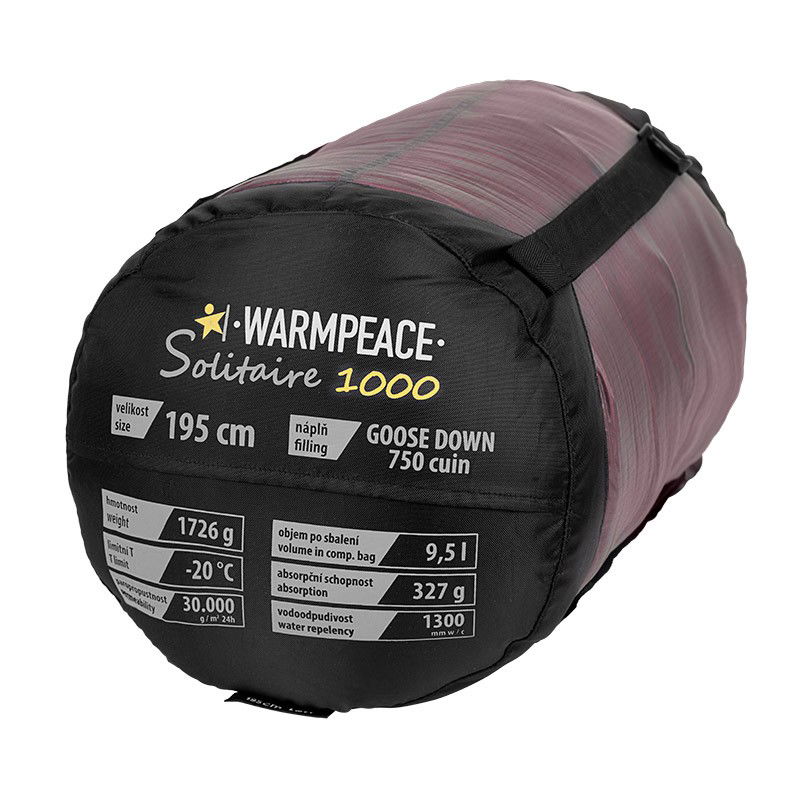 Warmpeace Solitaire 1000 / 195 cm V, dunsovepose