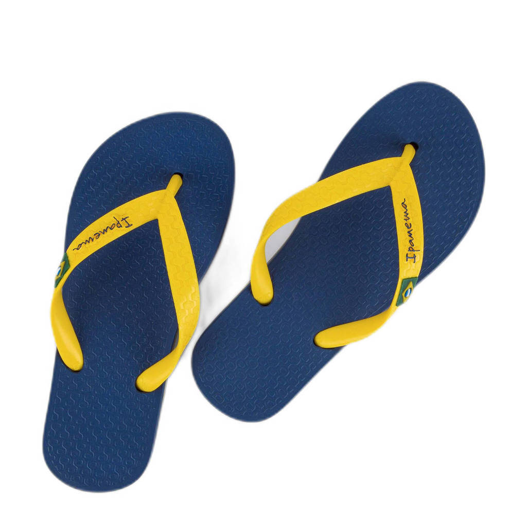 Ipanema Classic Brasil teenslippers geel/blauw