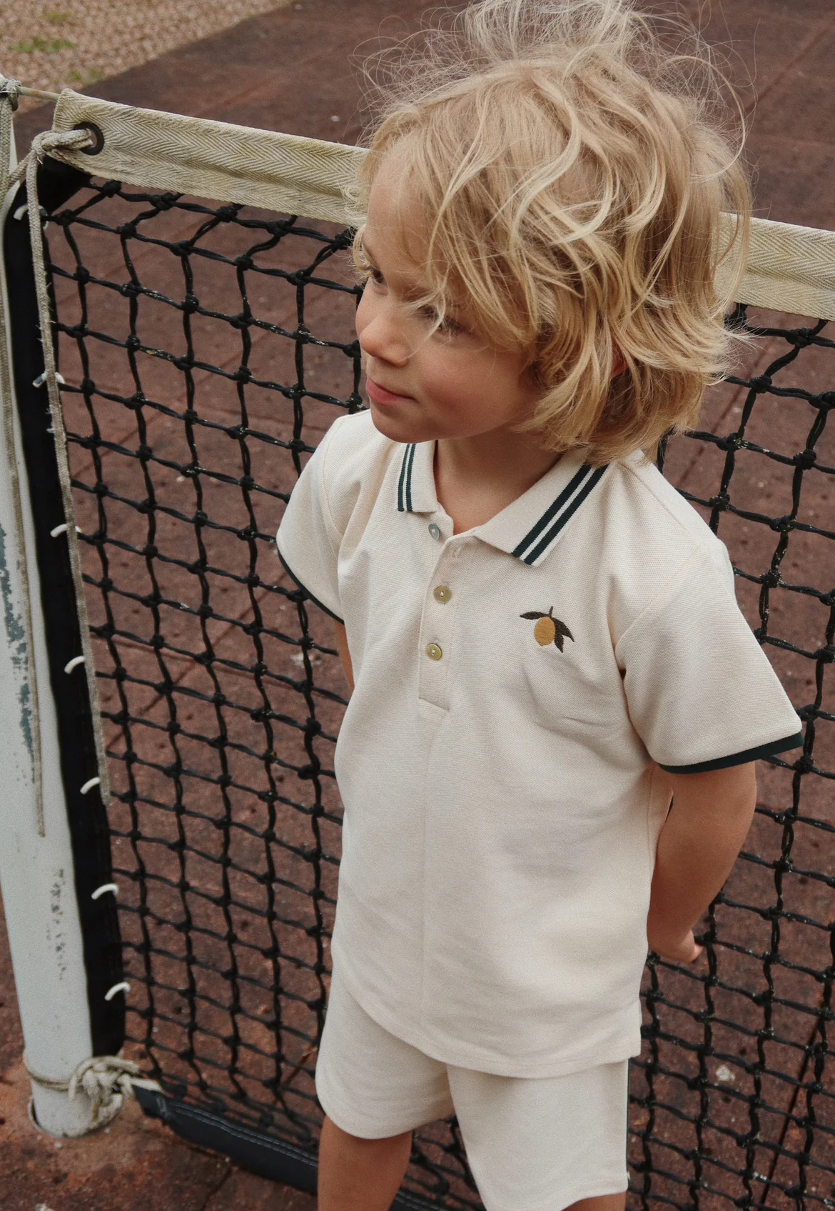 Florian polo - antique white - 12M