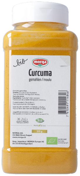 MORGA Gewürz Curcuma<br>575 g, Dose, Pulver, gemahlen Bio