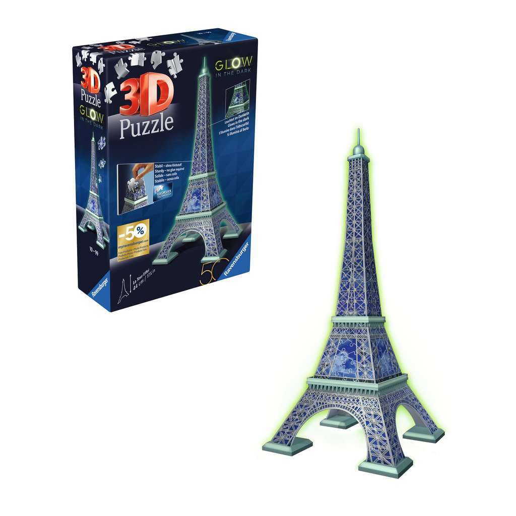 Ravensburger Spiel Eiffelturm Glow-in-the-Dark Edition