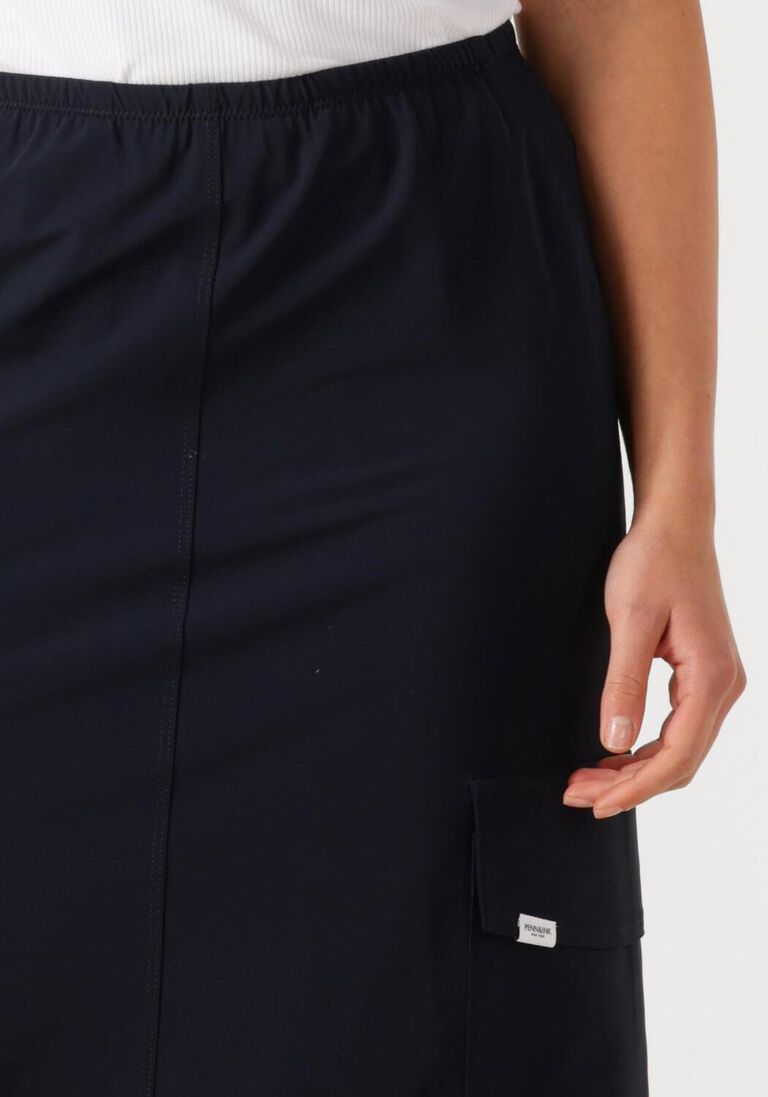 blauwe penn & ink midirok skirt