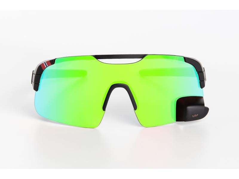 TriEye Sportbrille View Air Revo Grün, S / M Sportbrille
