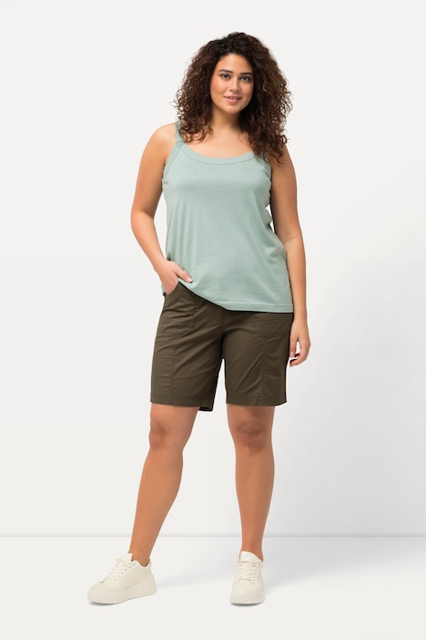 Cargo-Bermuda, Komfortbund, 4-Pocket-Schnitt