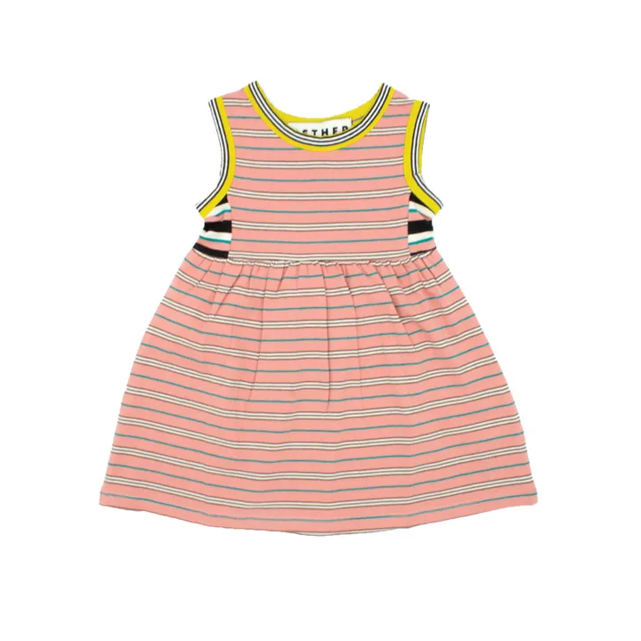 Esther Robe Lina Coton Bio | Corail