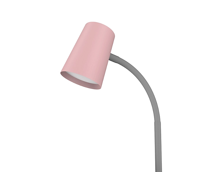 Lampe de bureau LED intégrée L.23 x l.13 x H.40 cm 7,8W 400lm rose dimmable