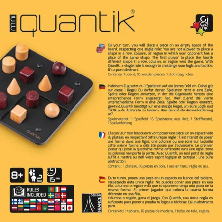 Asmodee Gigamic Quantik mini