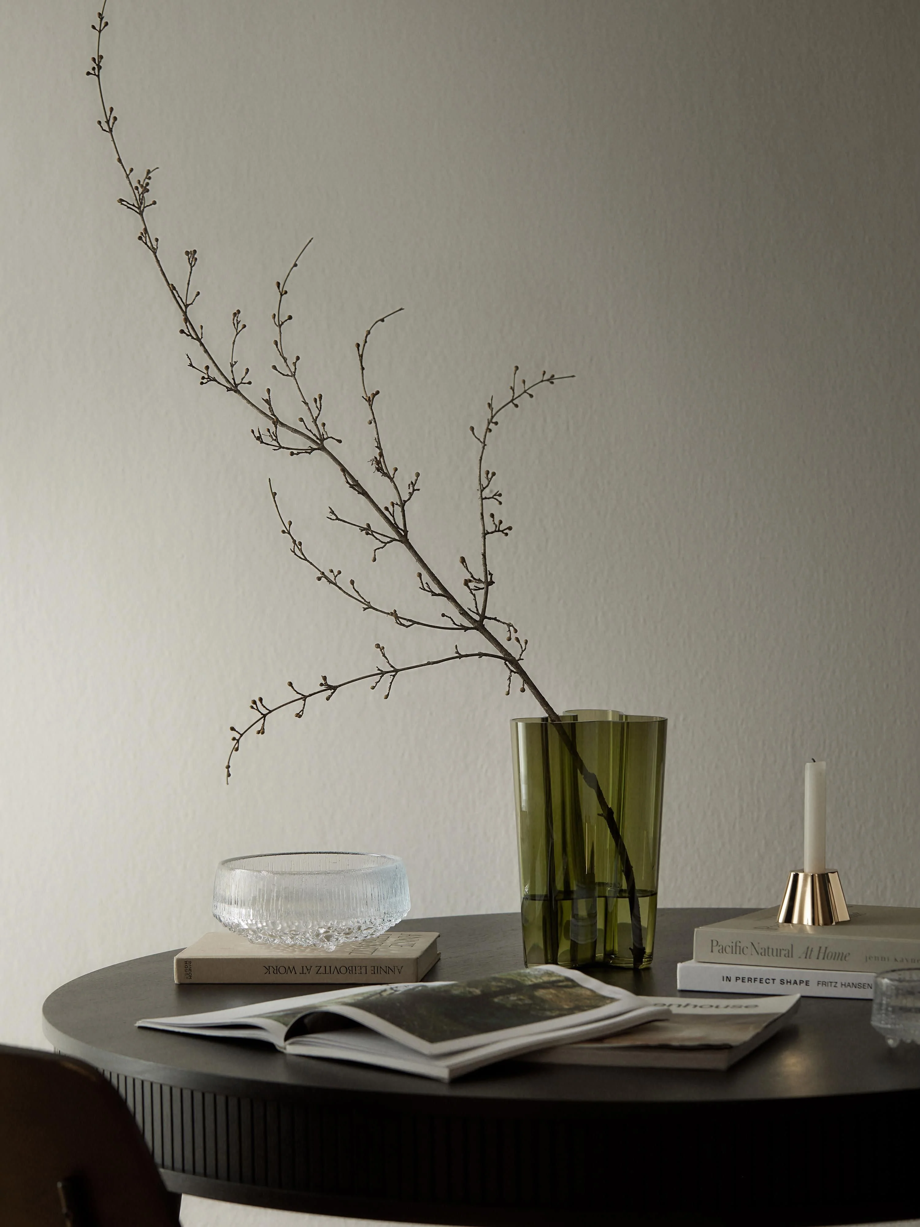 Mondgeblazen vaas Alvar Aalto, H 25 cm