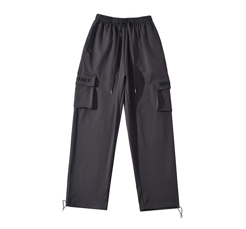 Amyway - Cargo-joggingbroek met trekkoordtaille en borduursel