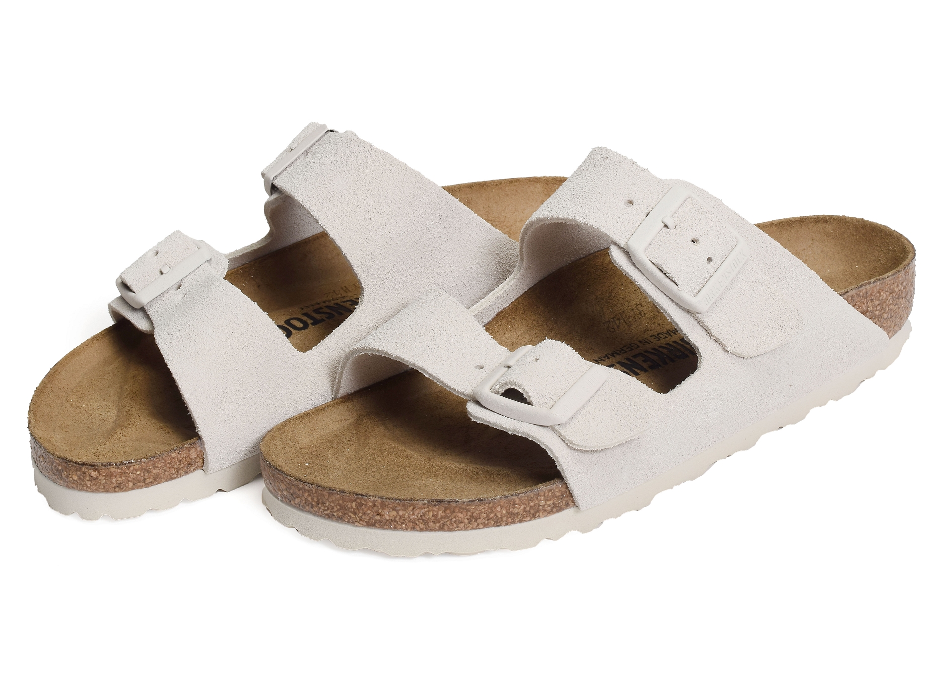 Arizona suede leather w blanc