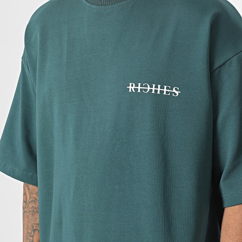 Tee Shirt Oversize Bleu Pétrole