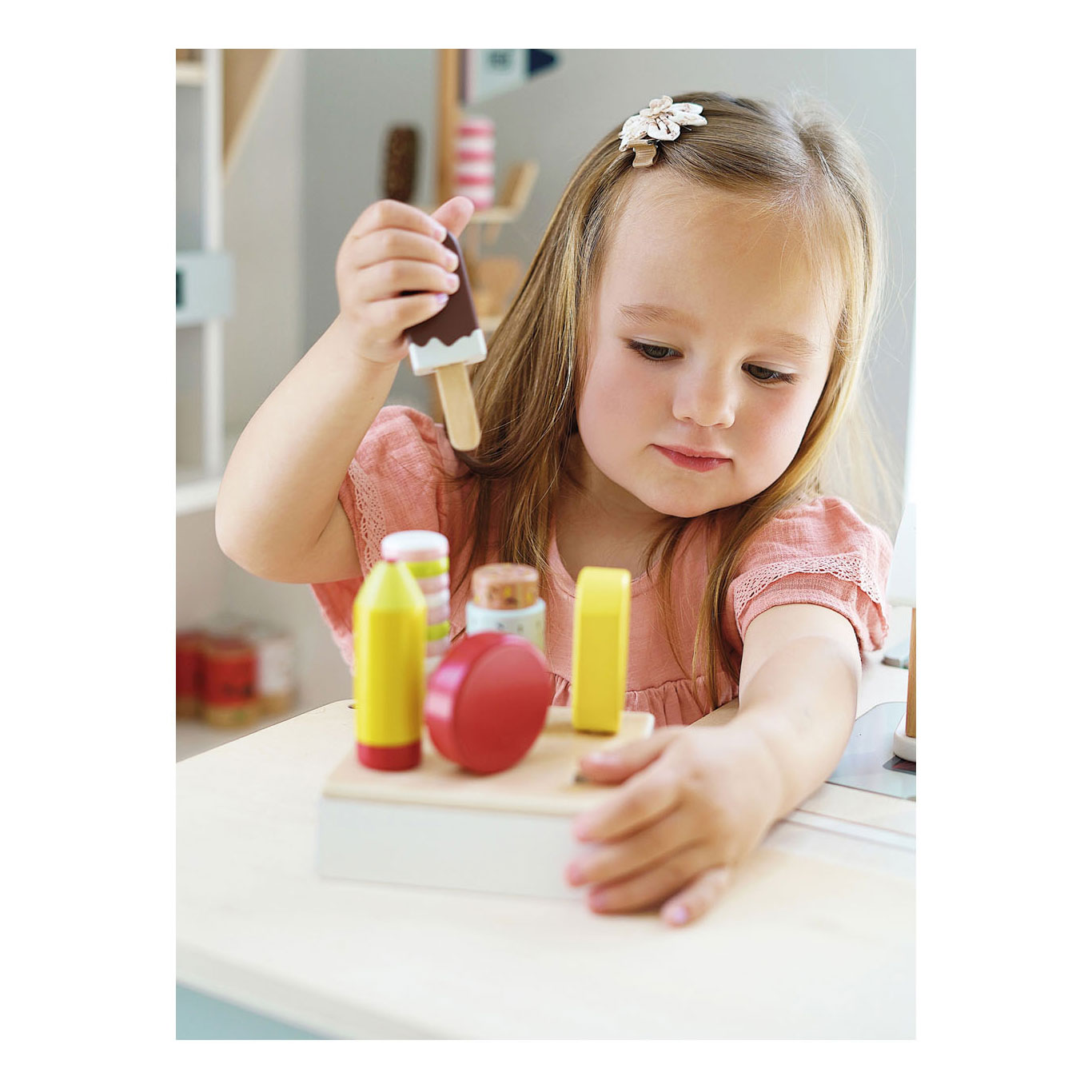 Small Foot - Houten Ijsjes Fresh met Standaard, 7dlg.