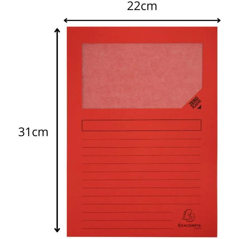 Paquet de 100 chemises à fenetre Forever - 22x31cm