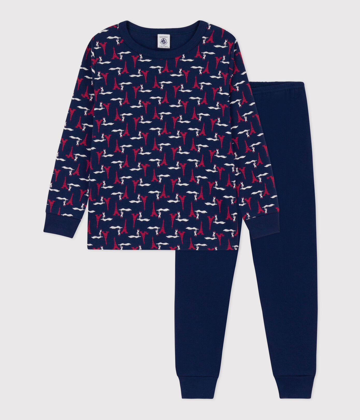 Pyjama Paris en coton petite fille/petit garçon