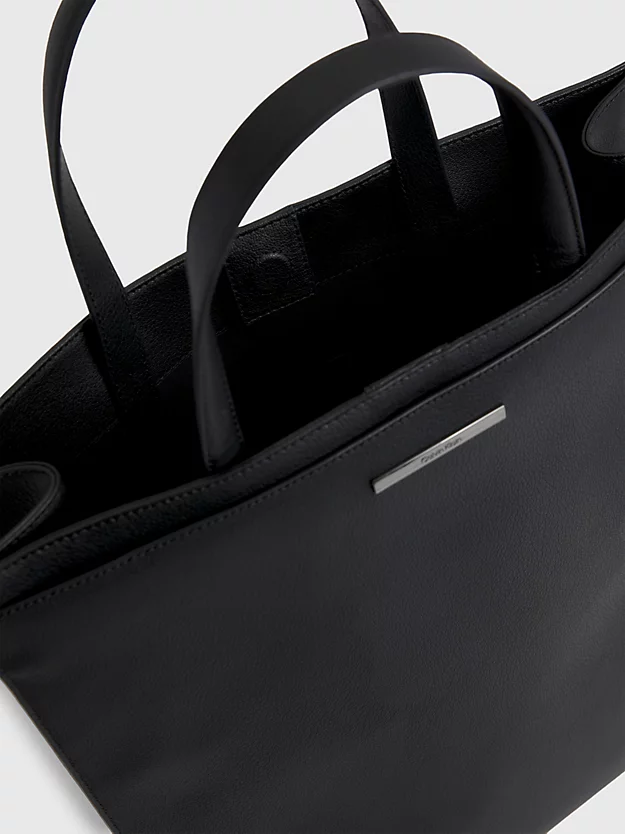 Bolsa de compras em couro sintético