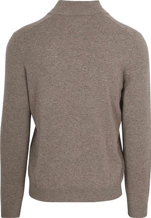 Steppin' Out Half Zip Trui Merinowol Taupe SM1204.0003-3400 kopen