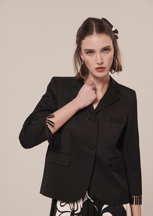 Veste Valensolenoire satinée